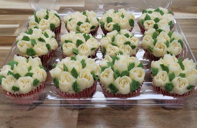 Gluten Free Flower Cupcakes
